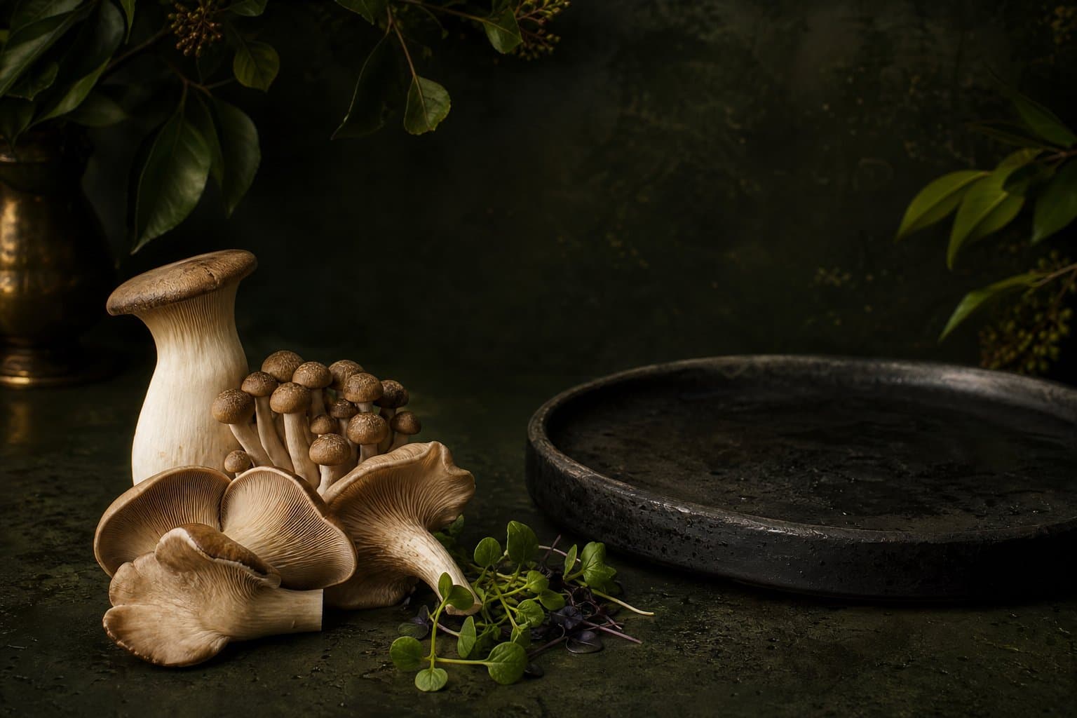 Future gourmet mushroom category visual